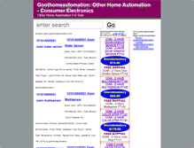 Tablet Screenshot of goothomeautomation.com